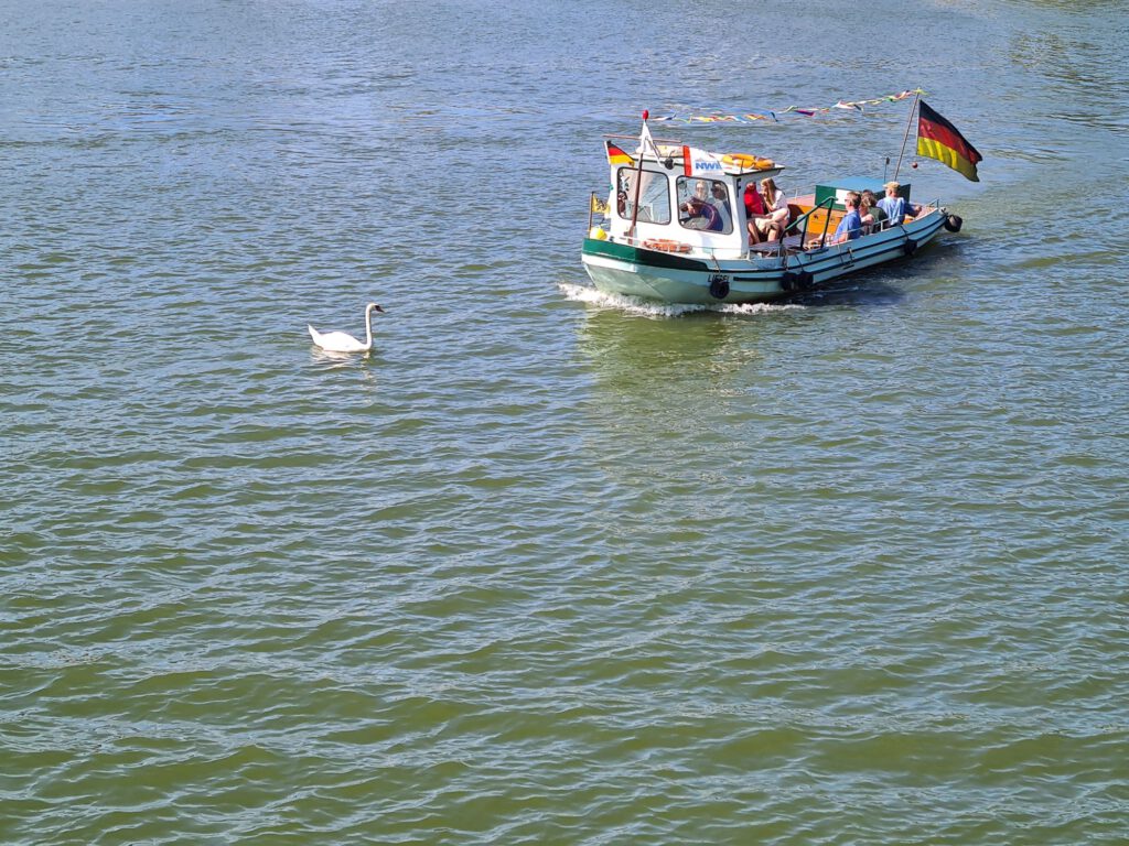 Kleine Fähre über die Mosel