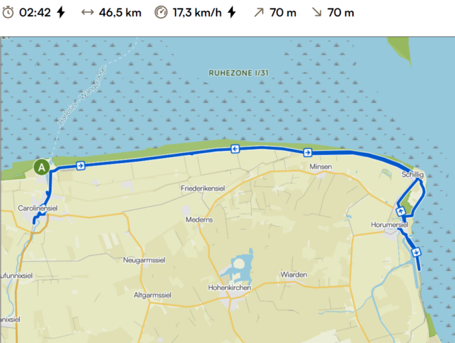 Fahrradtour nach Horumersiel