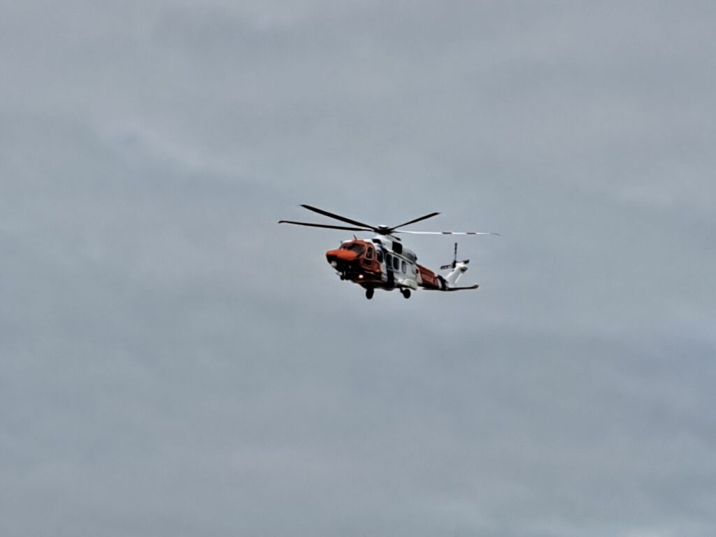 Hubschrauber der Reddingsbrigade in Katwijk