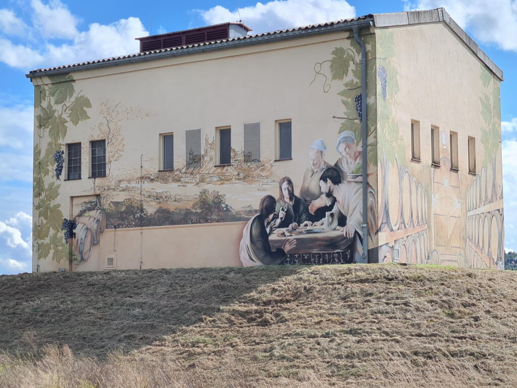 bemaltes Gebäude