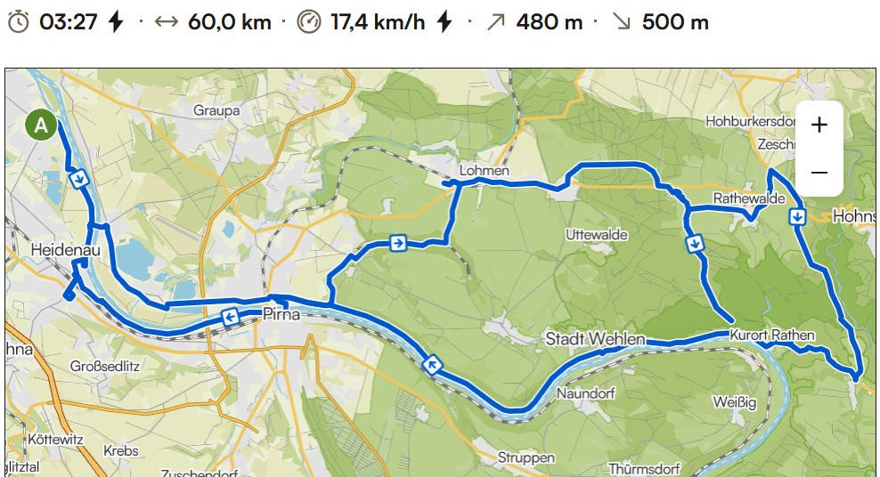 Radtour zur Bastei